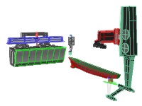 Graphic showing forward speed diffraction experiment setup.