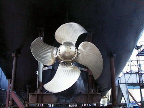 Photo of ship propeller